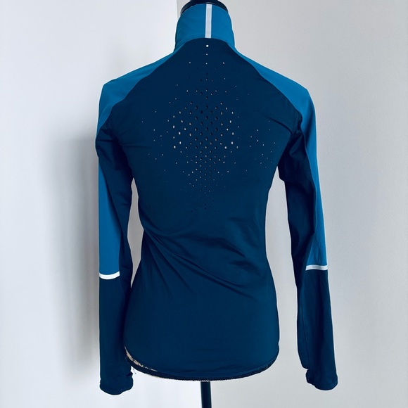 New Balance Women’s Precision Run Jacket XS Teal/Navy Blue - Picture 2 of 9